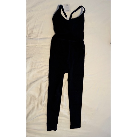 Fabletics Pants - Fabletics Seamless Ribbed Jumpsuit | S | Black | NWT